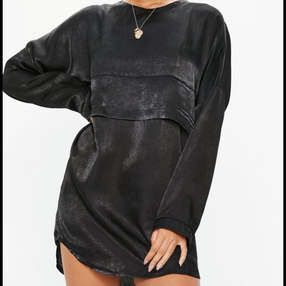 Missguided satin dress
